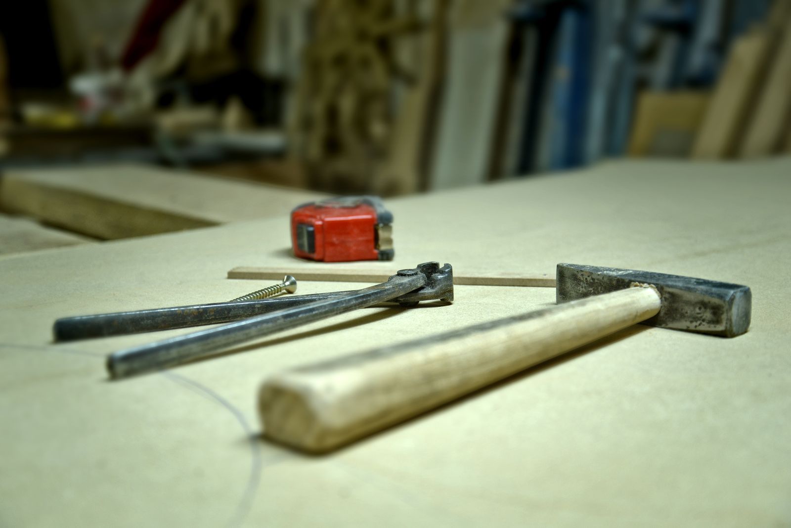 Buildwell crew member using tools on site