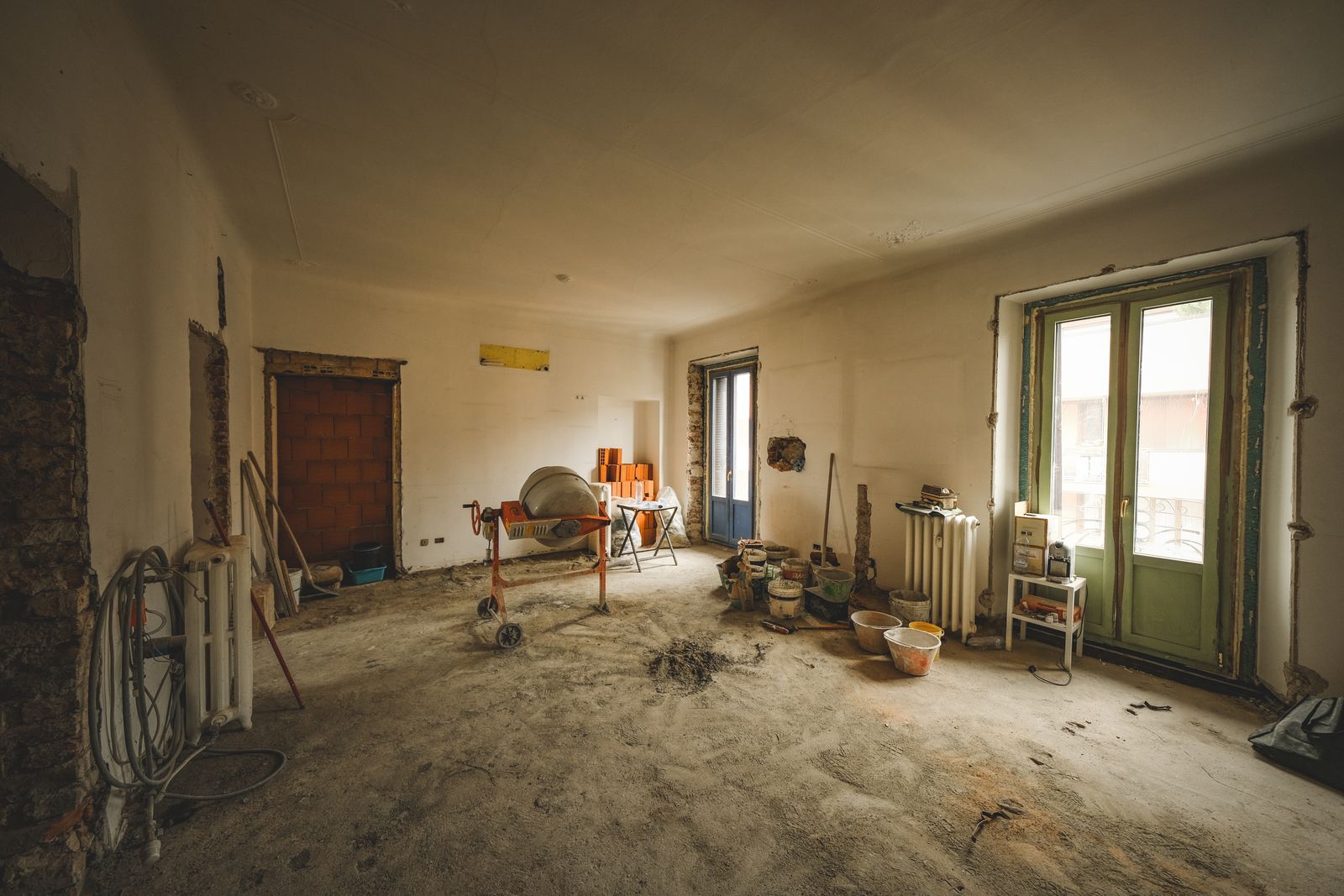 Finished renovation interior in a St. Louis home