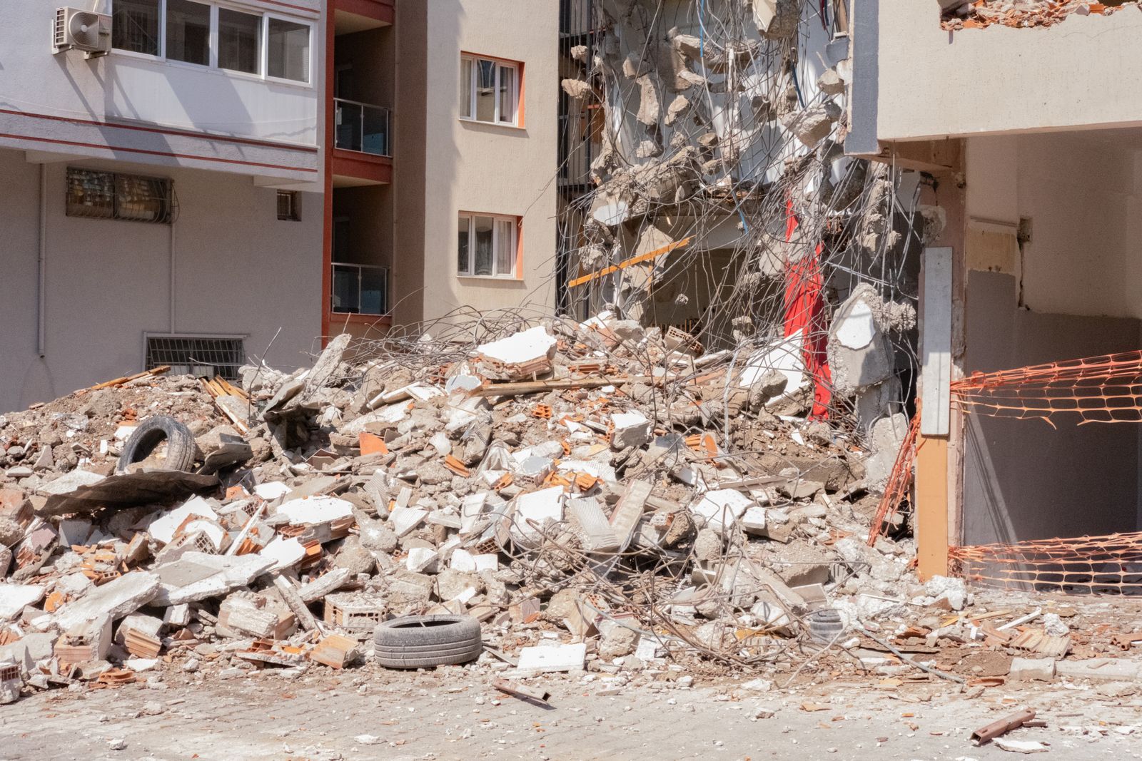 Kirkwood project during demolition