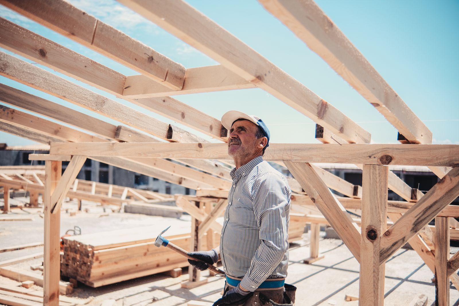 Buildwell carpenters framing a new opening